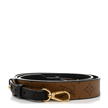 Louis Vuitton Reverse Monogram Bandouliere Shoulder Strap XL Black 1 of 6