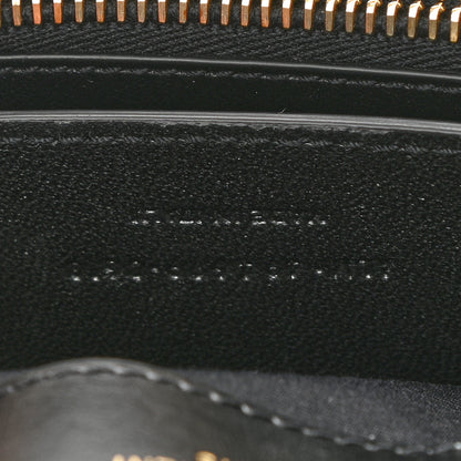 Saint Laurent Calfskin Y Quilted Monogram Small Loulou Chain Satchel Black 8 of 9