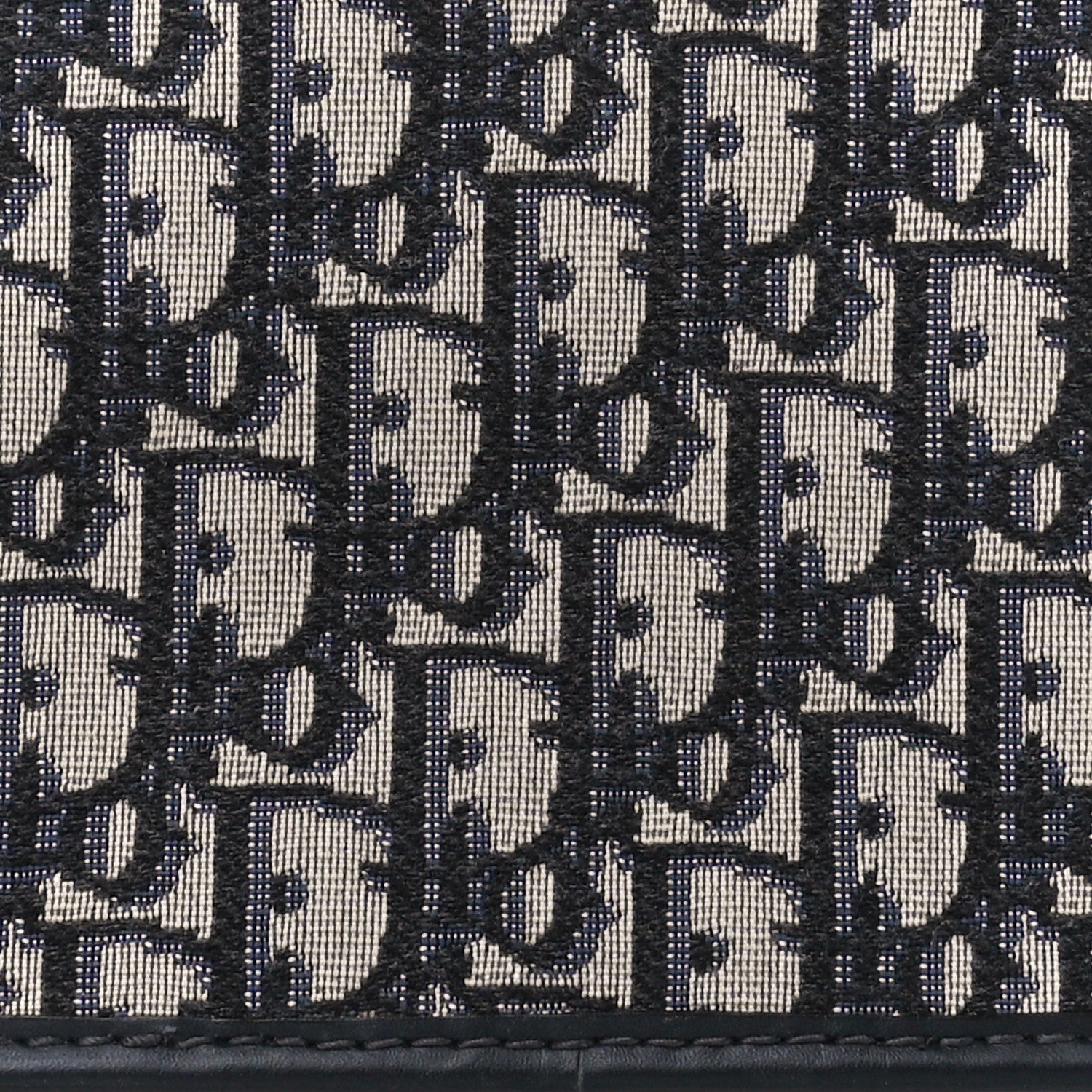 Christian Dior Oblique Diorquake Clutch Blue 8 of 10