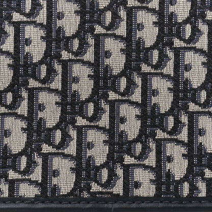 Christian Dior Oblique Diorquake Clutch Blue 8 of 10