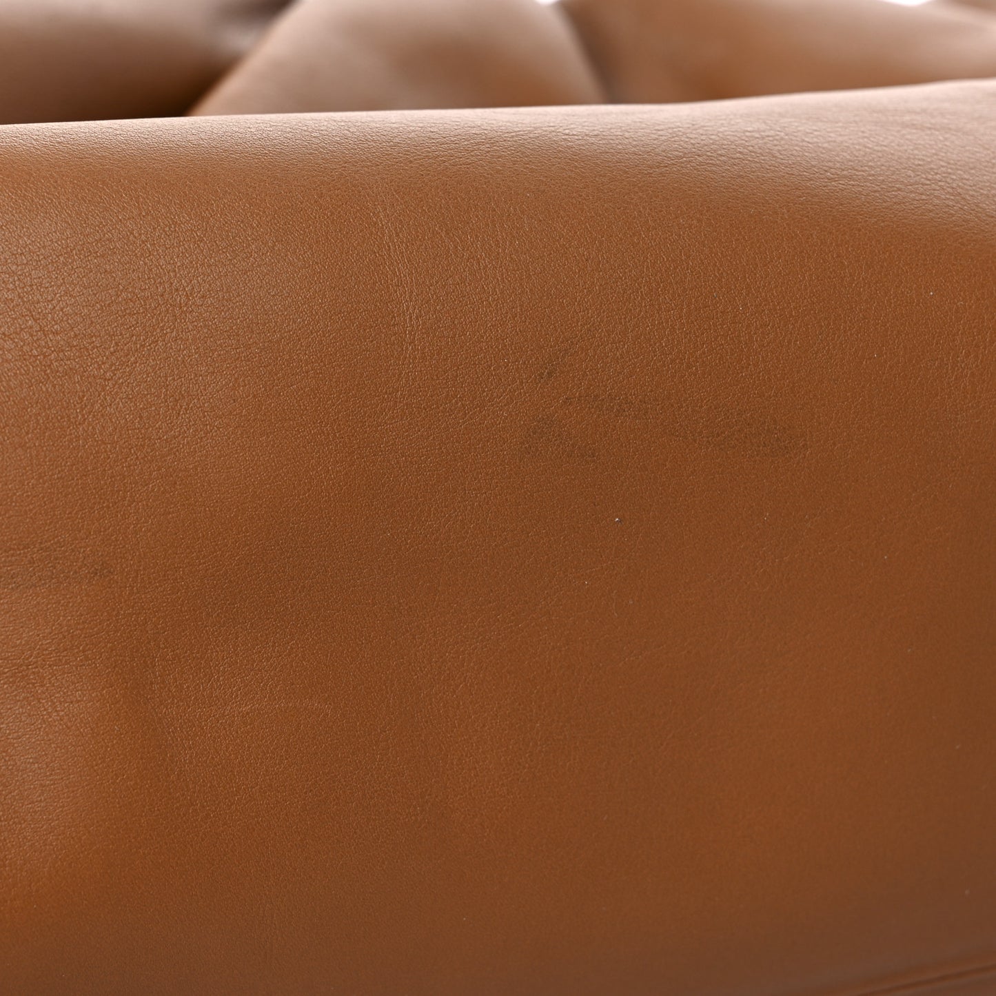 Smooth Butter Calf The Pouch Oversized Clutch Cammello