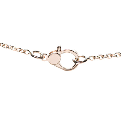 Hermes 18K Rose Gold Diamond Finesse Pendant Necklace 4 of 6