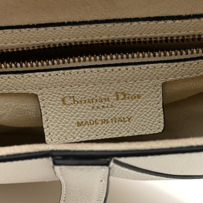 Christian Dior Grained Calfskin Saddle Bag With Strap Latte 6 of 10