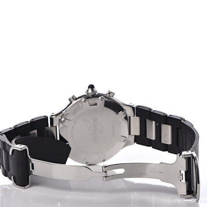 Cartier Stainless Steel Rubber 38mm Must 21 Chronoscaph Quartz Watch Black 6 of 20