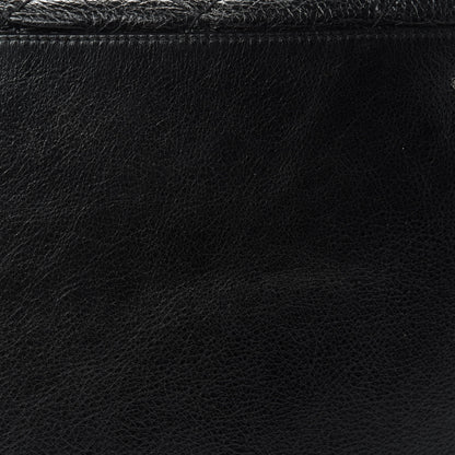 Chanel Glazed Calfskin On The Road Drawstring Tote Black 9 of 12