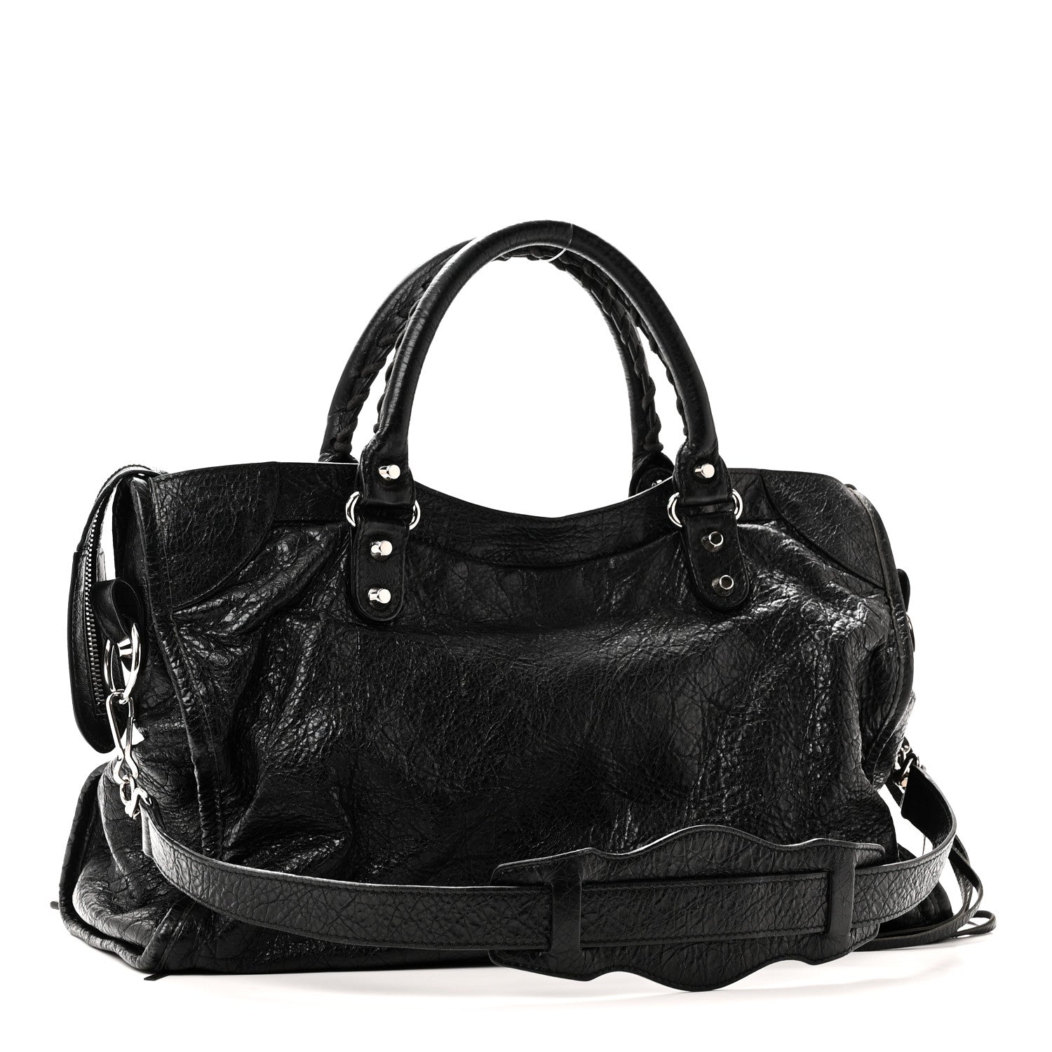 Balenciaga Agneau Classic Silver Hardware City Black 4 of 11