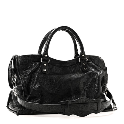 Balenciaga Agneau Classic Silver Hardware City Black 4 of 11