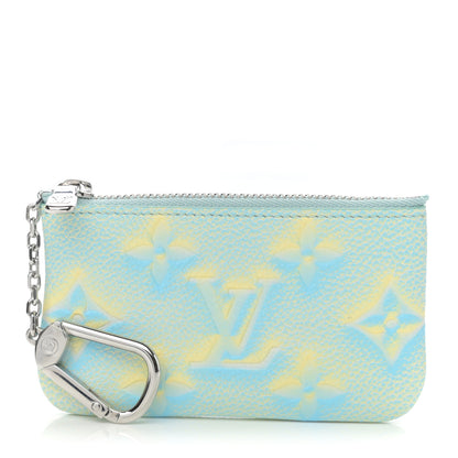 Louis Vuitton Empreinte Monogram Summer Stardust Key Pouch Water Green 1 of 8