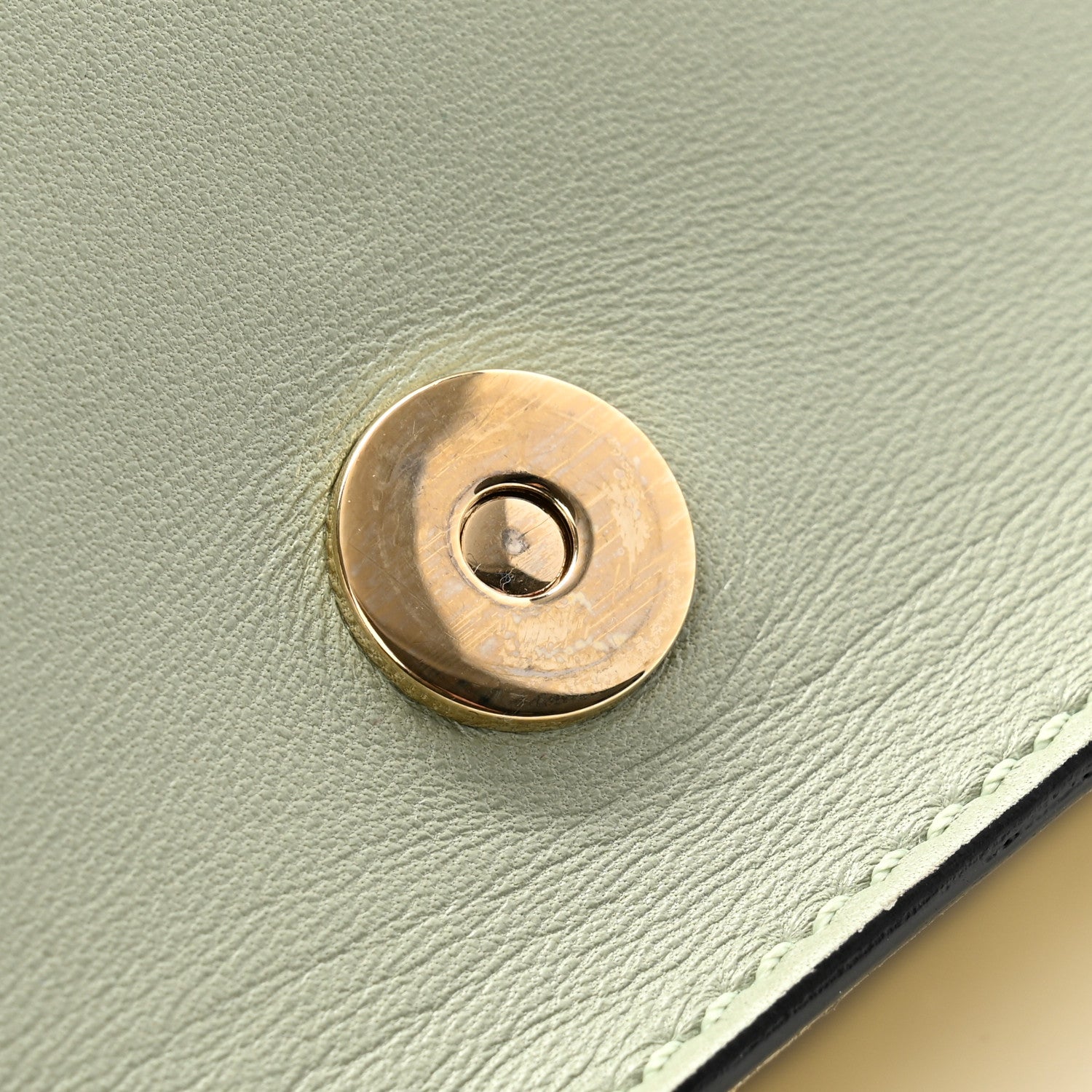 Valentino Garavani Nappa Watercolor Rockstud Wristlet Clutch Rose Green Yellow Sky 13 of 13