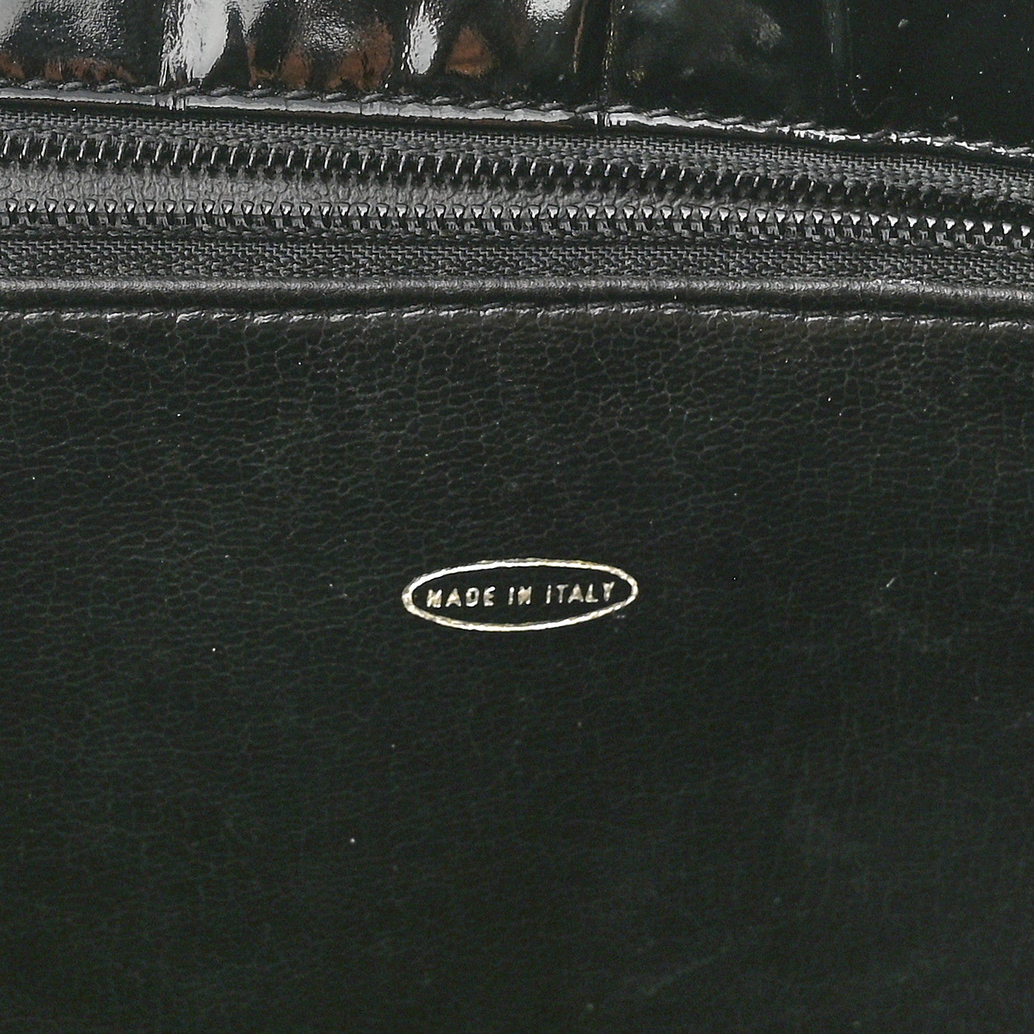 Chanel Patent Quilted CC Shoulder Bag Black 7 of 11