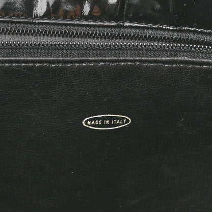 Chanel Patent Quilted CC Shoulder Bag Black 7 of 11