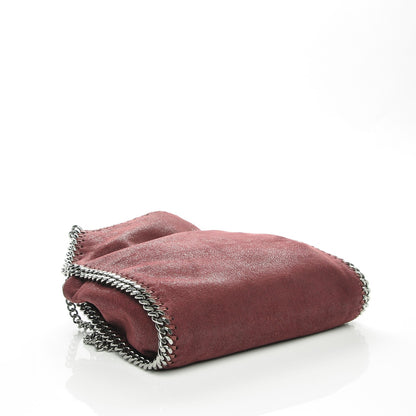 Stella McCartney Shaggy Deer Mini Falabella Fold Over Tote Plum 4 of 6