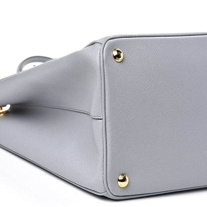 Prada Saffiano Large Galleria Double Zip Tote Granito 8 of 9