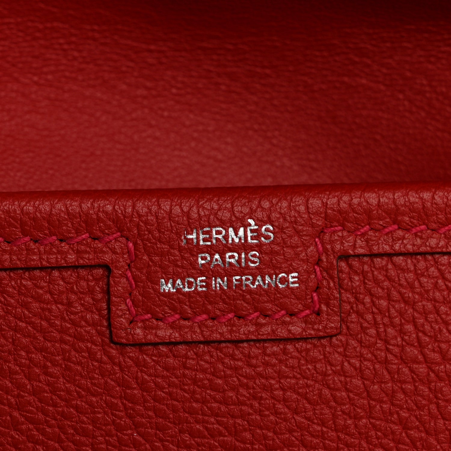 Hermes Evercolor Jige Elan 29 Clutch Rouge Casaque 6 of 11