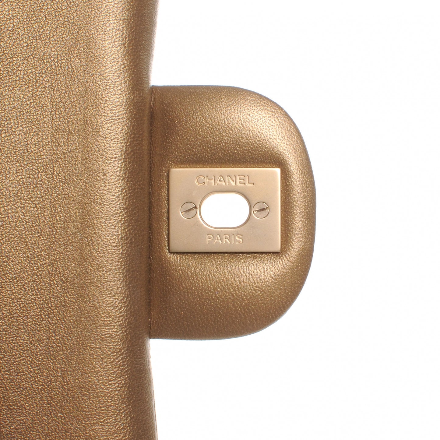 Lambskin Medium Double Flap Bronze