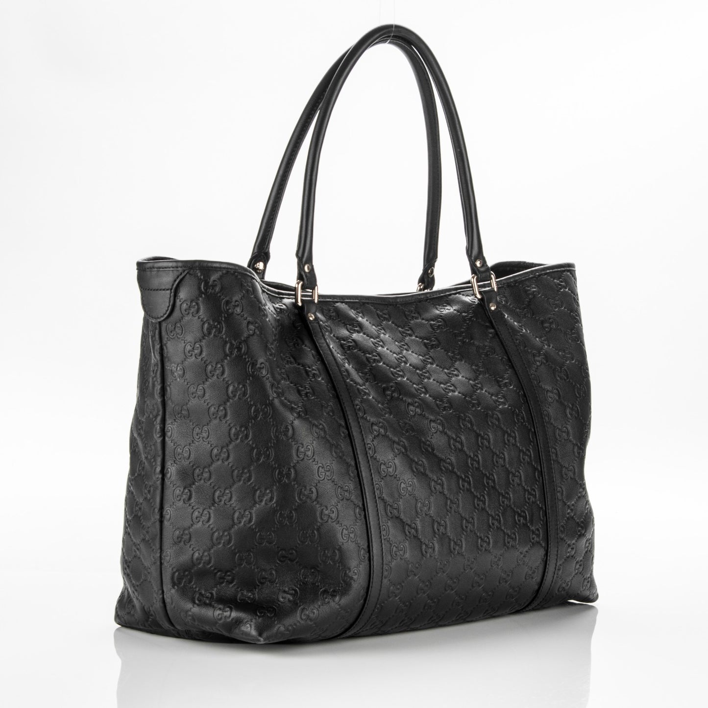 Guccissima Large Joy Tote Black