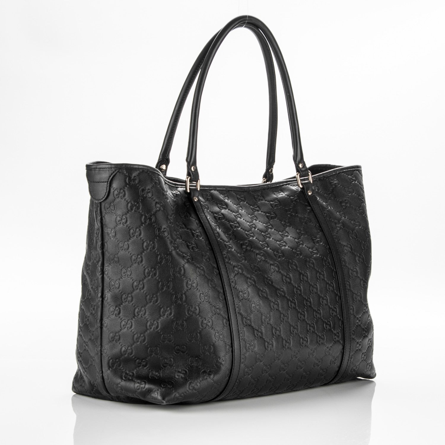 Gucci Guccissima Large Joy Tote Black 3 of 9