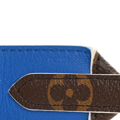 Louis Vuitton Monogram Bandouliere Shoulder Strap Blue 4 of 5