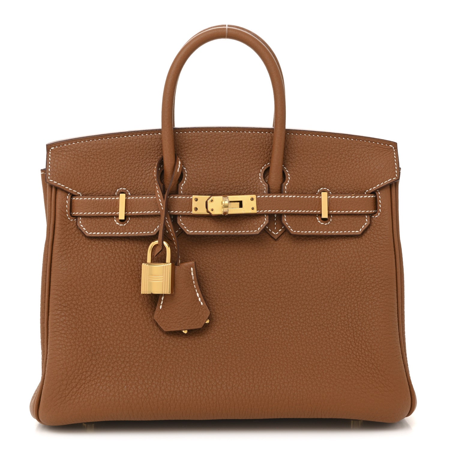 Hermes Togo Birkin 25 Gold 1 of 12