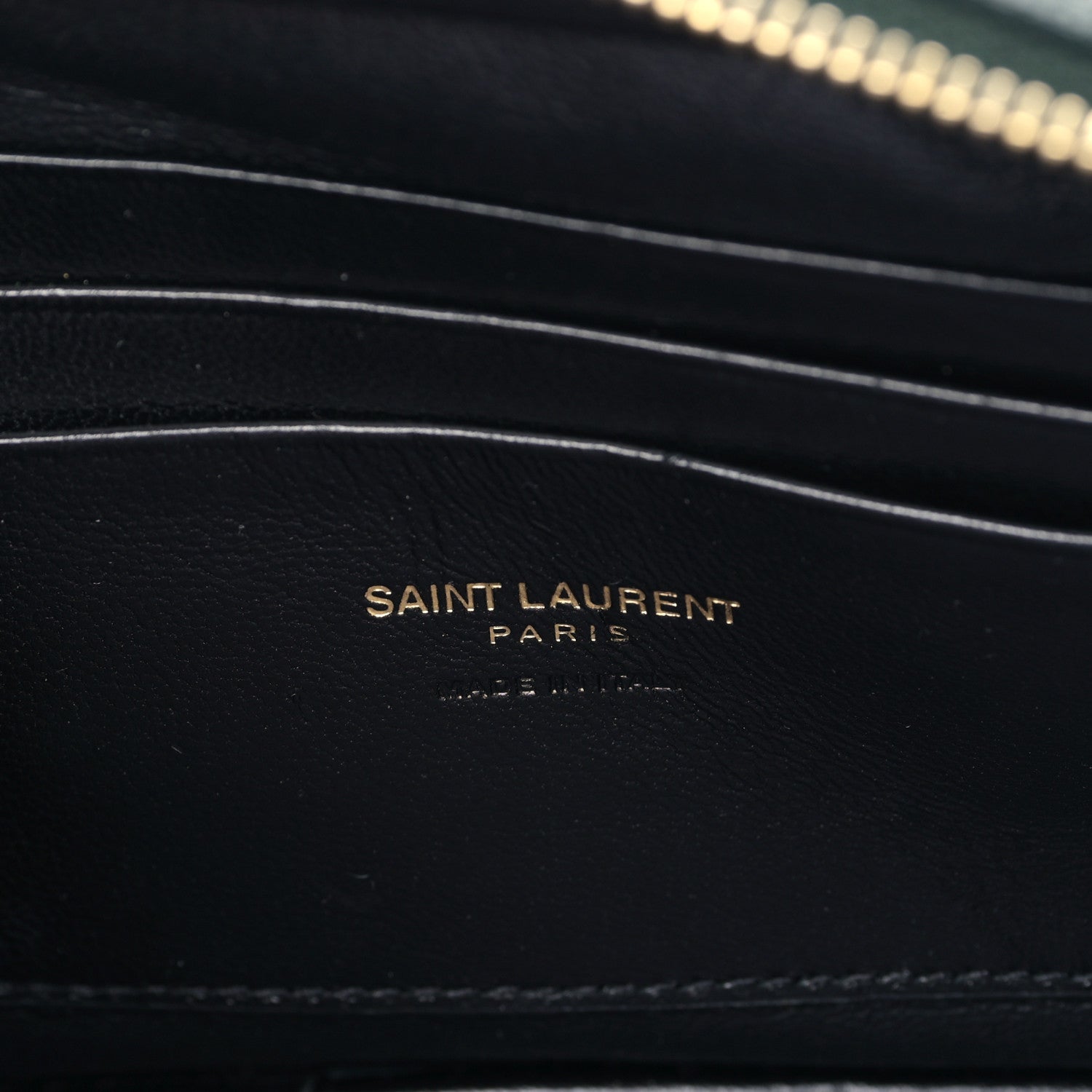 Saint Laurent Grain De Poudre Matelasse Monogram Mini Lou Camera Bag New Vert Fonce 6 of 10