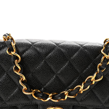 Chanel Caviar Jumbo Single Flap Black 8 of 10