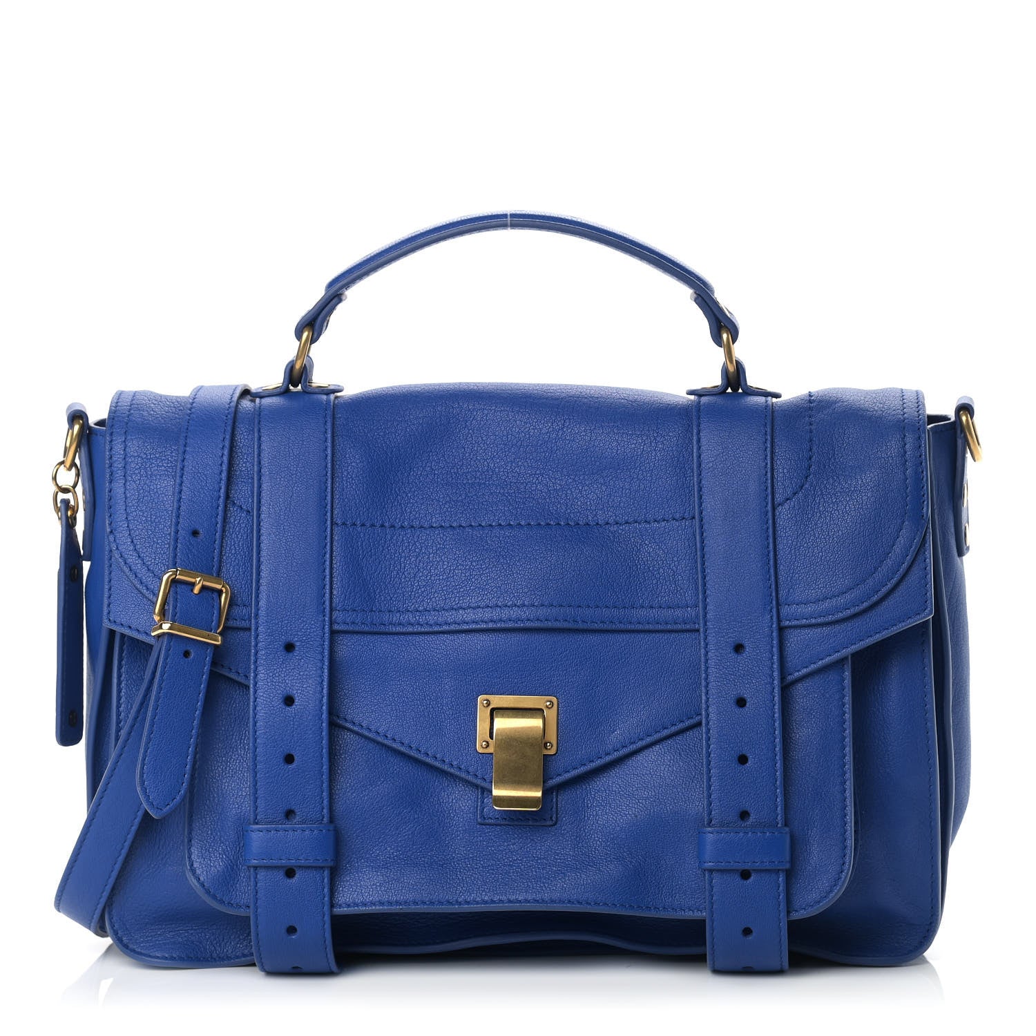 Proenza Schouler Lambskin Medium PS1 Satchel Royal Blue 1 of 11