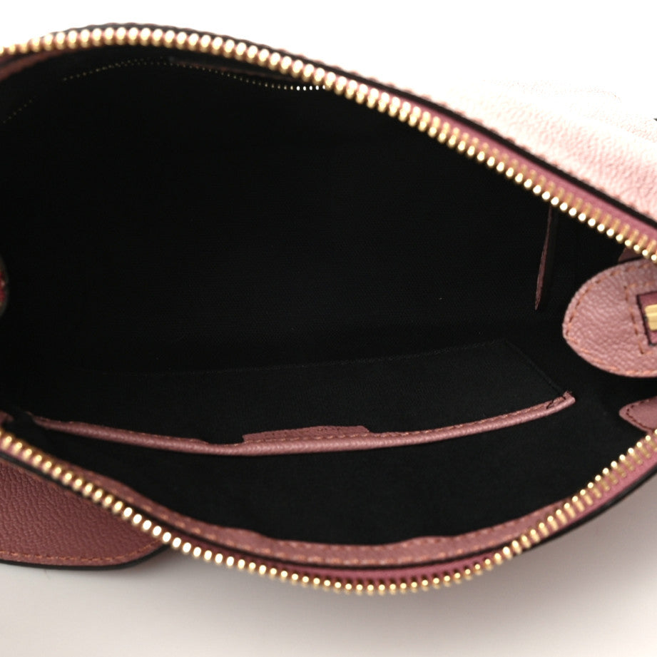 Burberry Soft Grain Calfskin House Check Small Helmsley Crossbody Dusty Pink 5 of 10