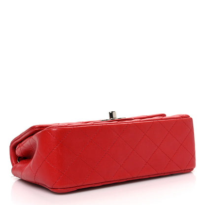 Chanel Lambskin Quilted Mini Rectangular Flap Red 4 of 11