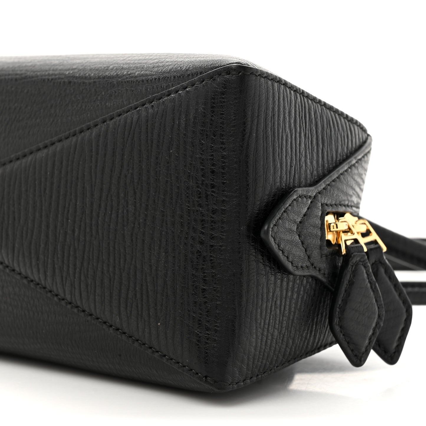 Goatskin Medium Le Teckel Bag Black