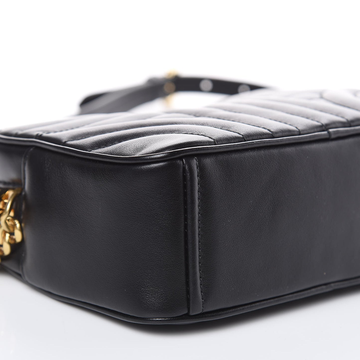 Soft Calfskin Diagramme Camera Bag Black