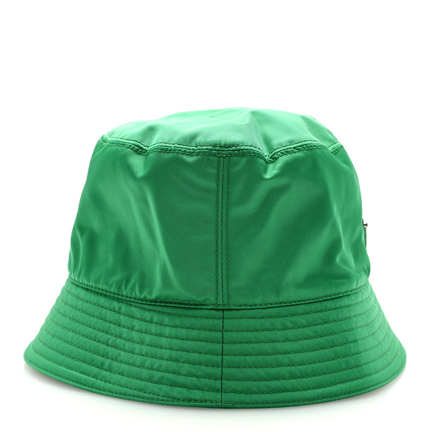 Re-Nylon Metal Triangle Logo Mens Bucket Hat M Menta
