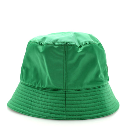 Prada Re-Nylon Metal Triangle Logo Mens Bucket Hat M Menta 5 of 7