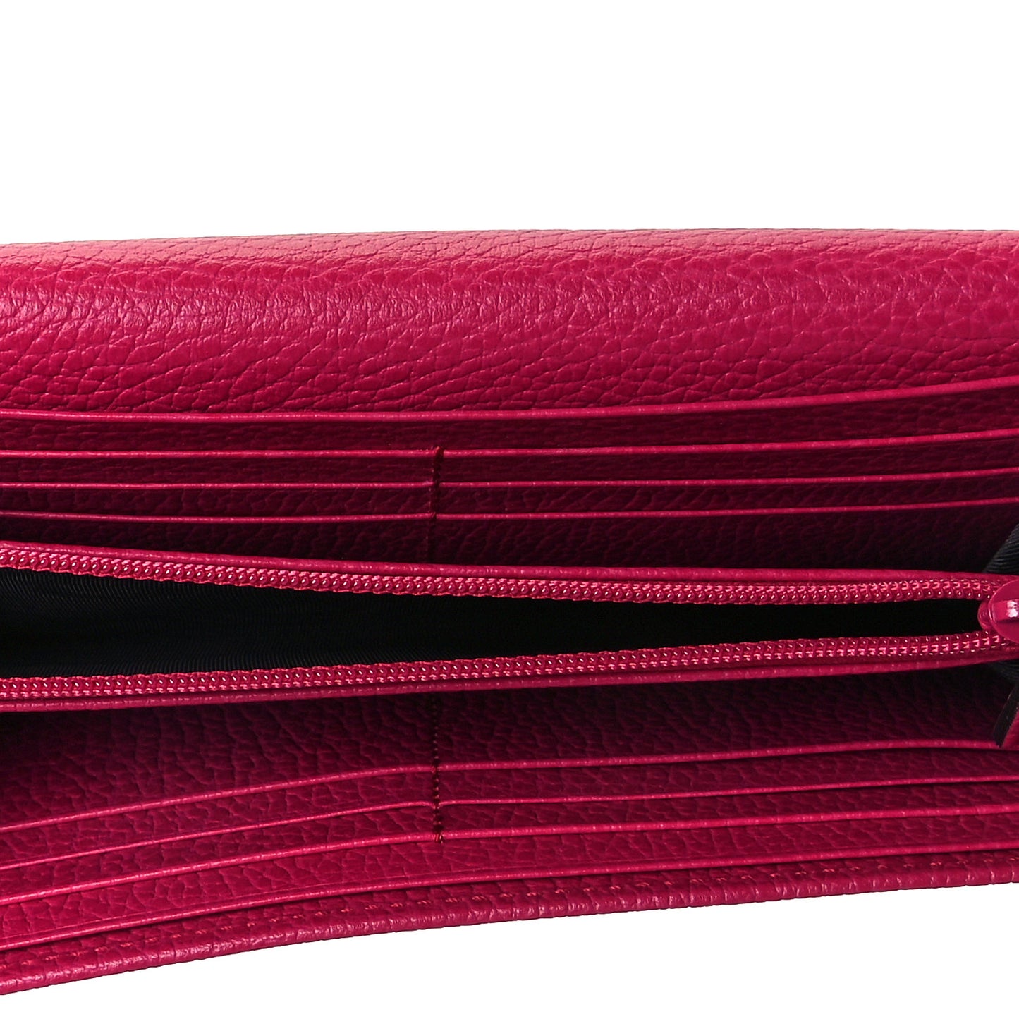 Dollar Calfskin Swing Continental Wallet Blossom