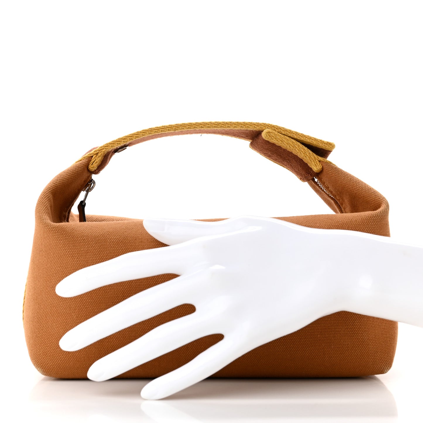Canvas Small Bride-A-Brac Pouch Ocre