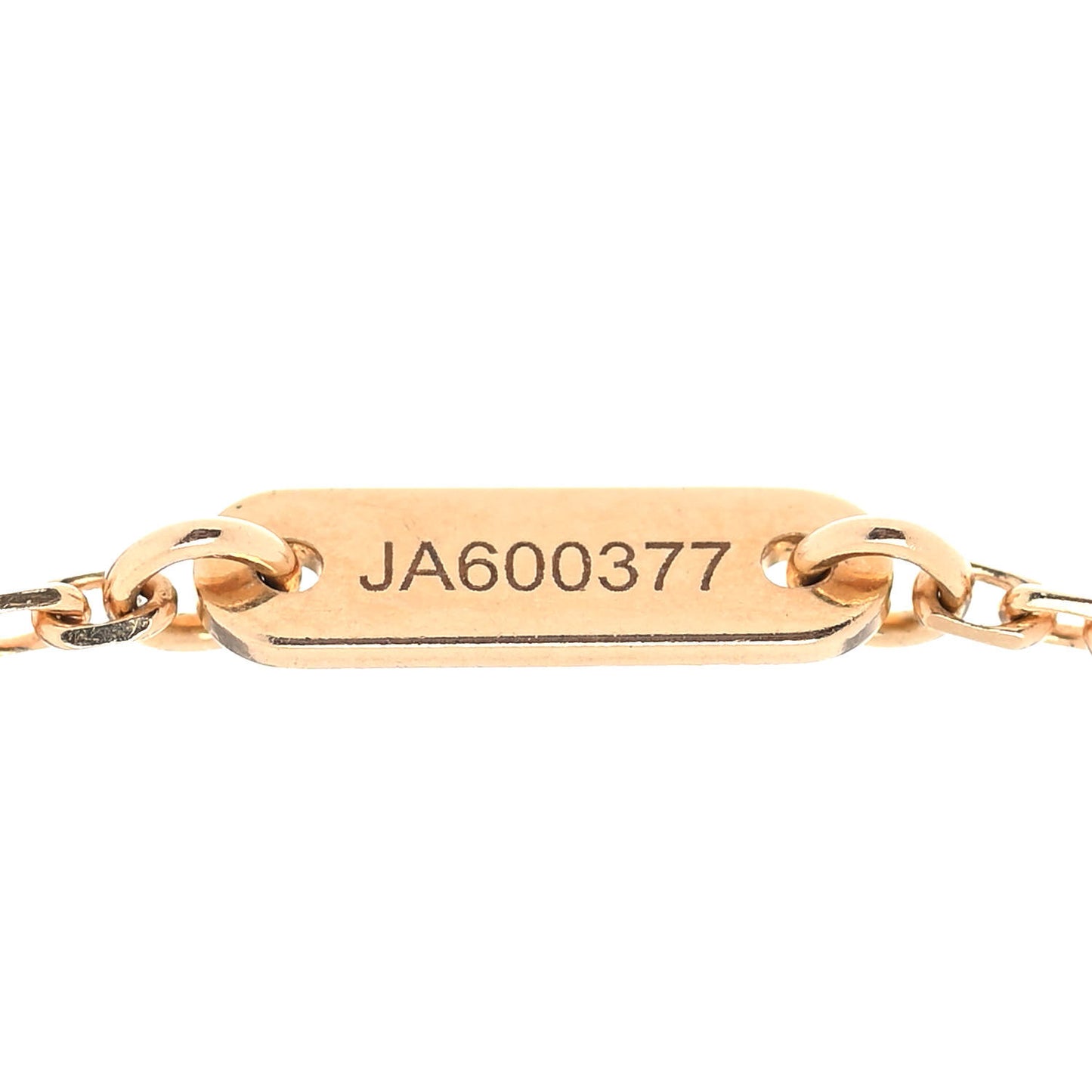 18K Yellow Gold Mother of Pearl Sweet Alhambra Pendant Necklace