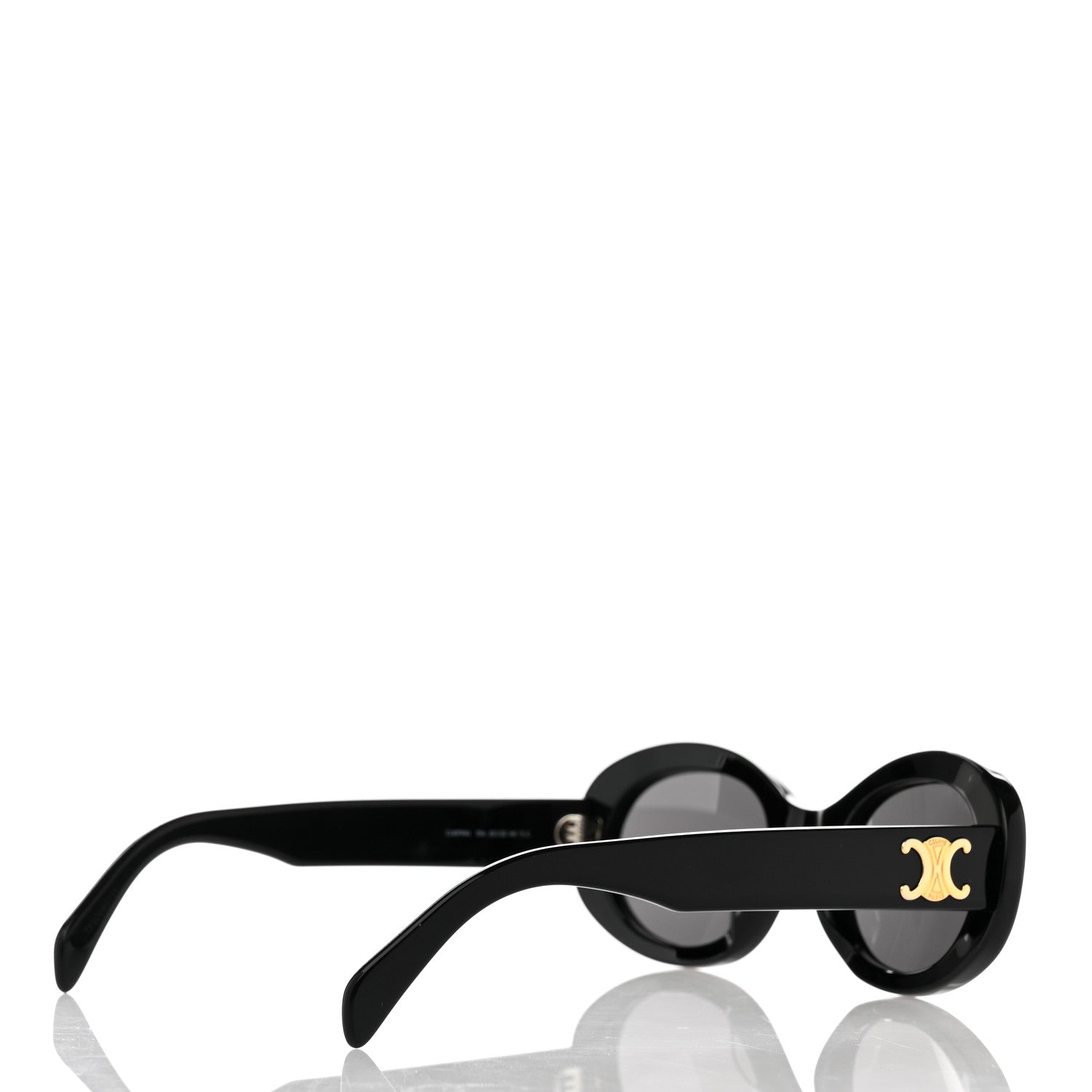 Celine Acetate Triomphe 01 Sunglasses CL 40194U Black 4 of 7
