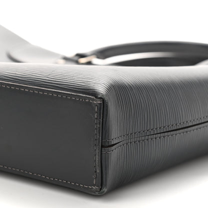 Louis Vuitton Epi Porte-Documents Jour Briefcase Black 10 of 14