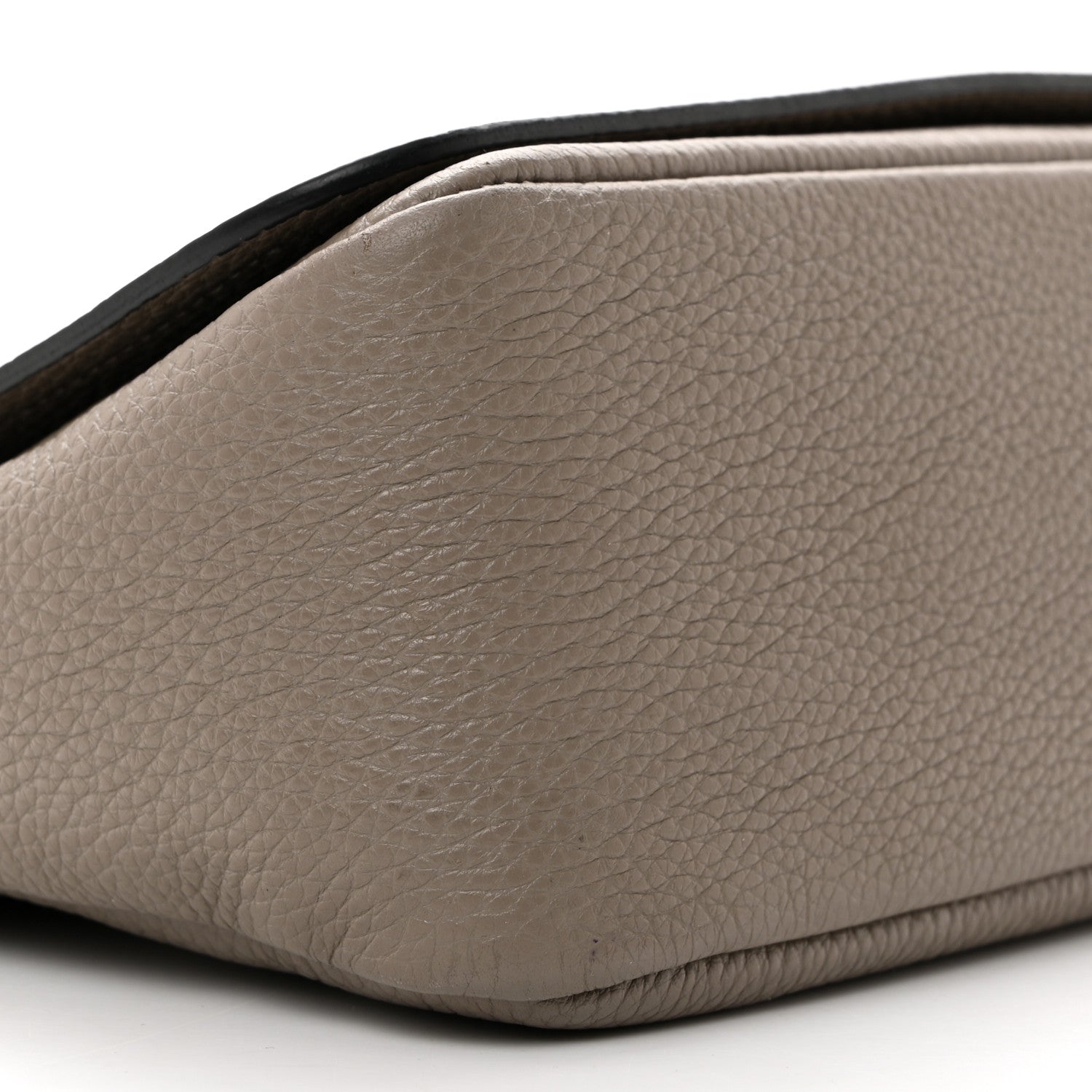 Prada Vitello Daino Soft Flap Crossbody Argilla 9 of 10