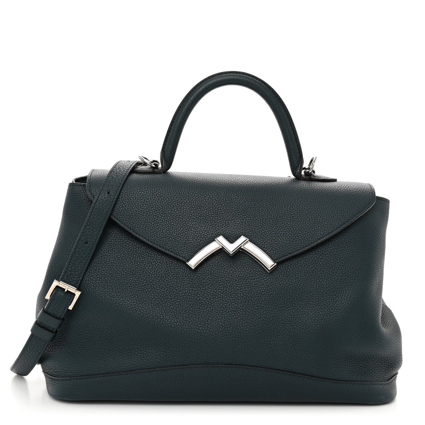Taurillon Blush Calfskin Gabby MM Peacock