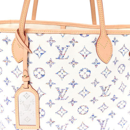 Louis Vuitton Monogram Jacquard Neverfull MM Multicolor Beige 8 of 11