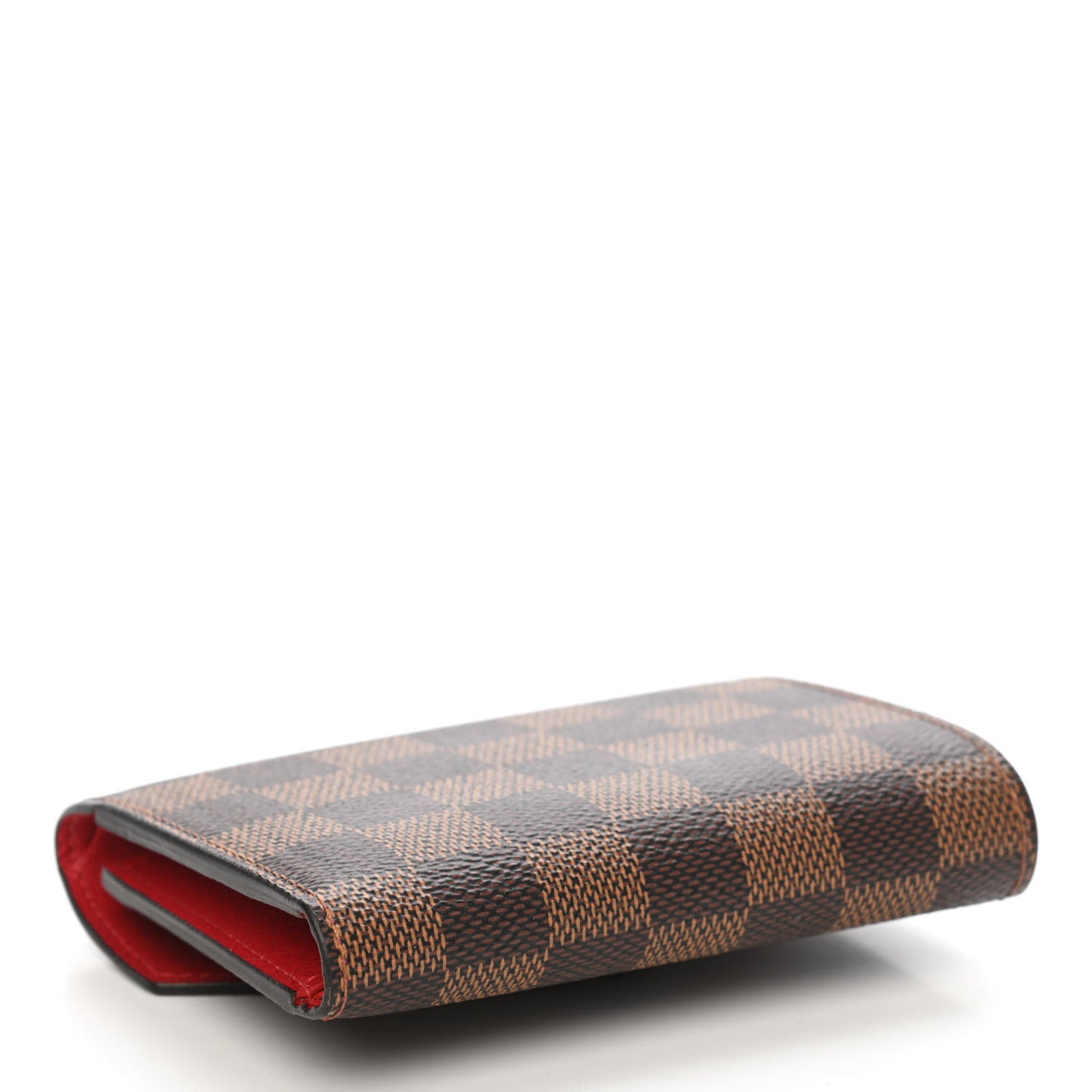 Damier Ebene Victorine Wallet Red