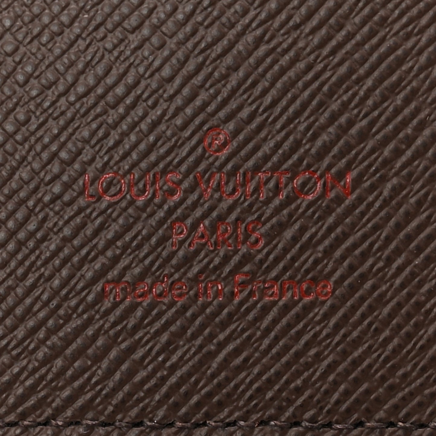 LOUIS VUITTON Damier Ebene Desk Agenda Cover