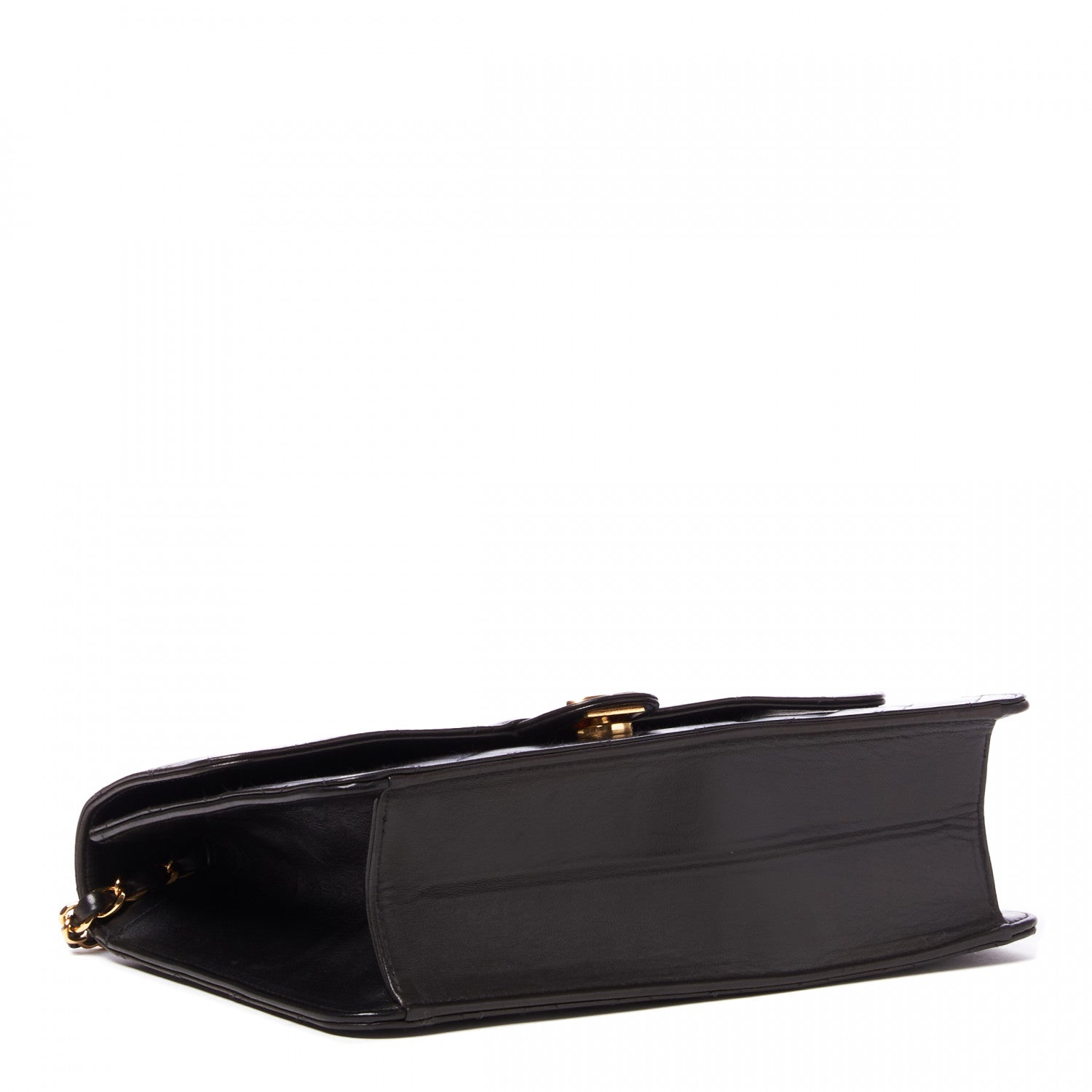 Chanel Lambskin Quilted Medium Single Flap Black 3 of 9