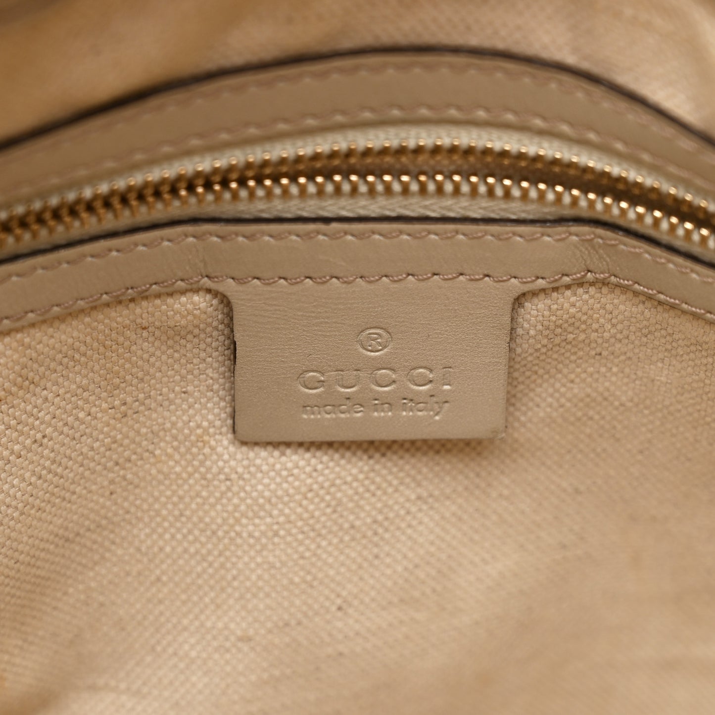 Monogram Web Mayfair Top Handle Satchel Beige