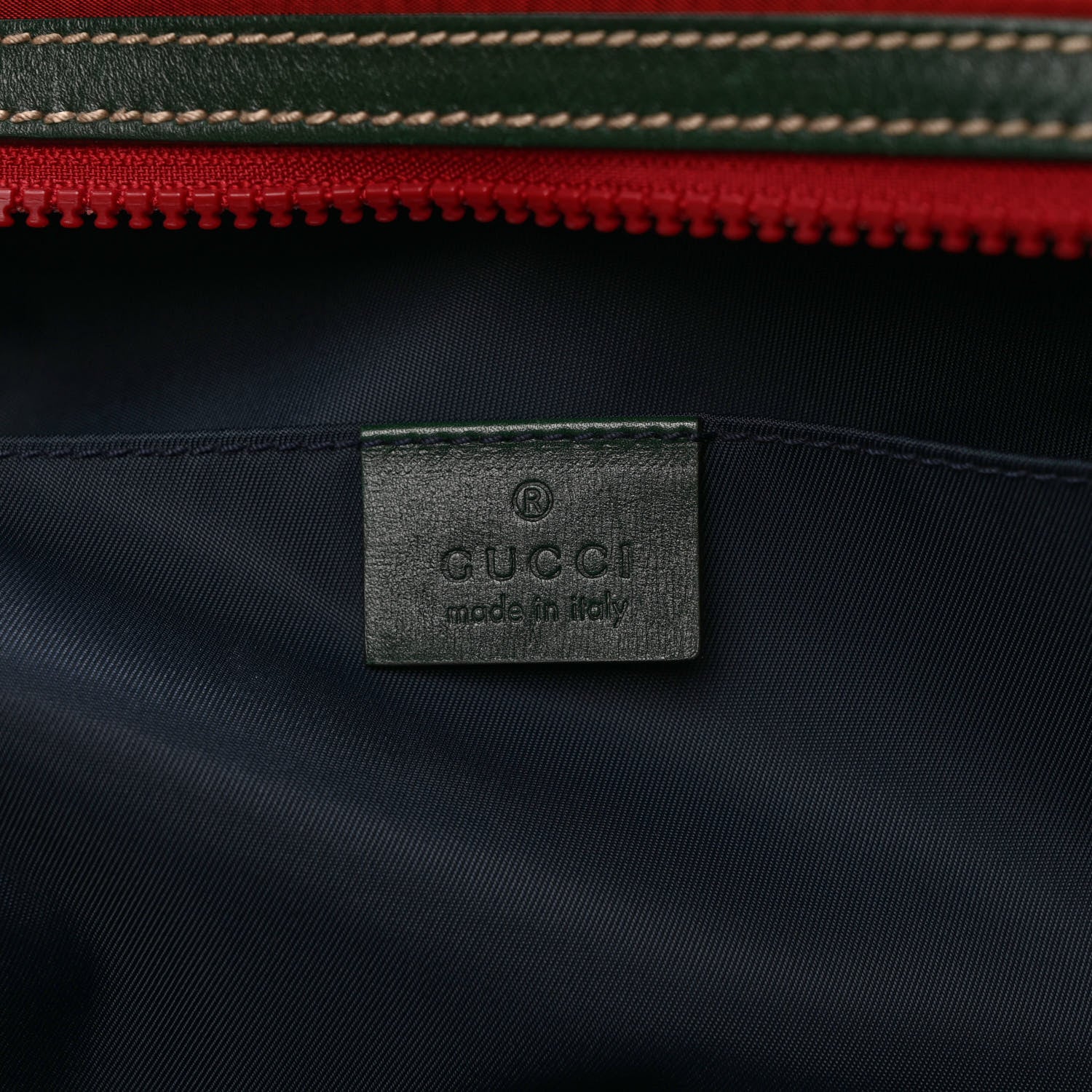 Gucci Nylon Tote Blue Red Multicolor 6 of 11