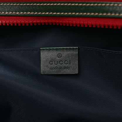 Gucci Nylon Tote Blue Red Multicolor 6 of 11