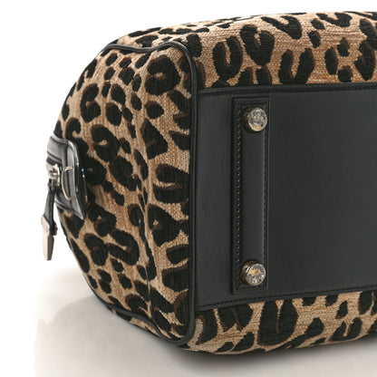 Louis Vuitton Jacquard Velvet Leopard Print Stephen Sprouse Speedy 7 of 11