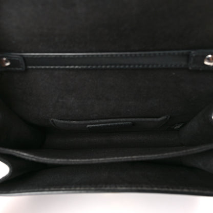 Fendi Vitello Liberty Lucido Metal Monster Eyes Studded Small Kan I Shoulder Bag Black 5 of 9