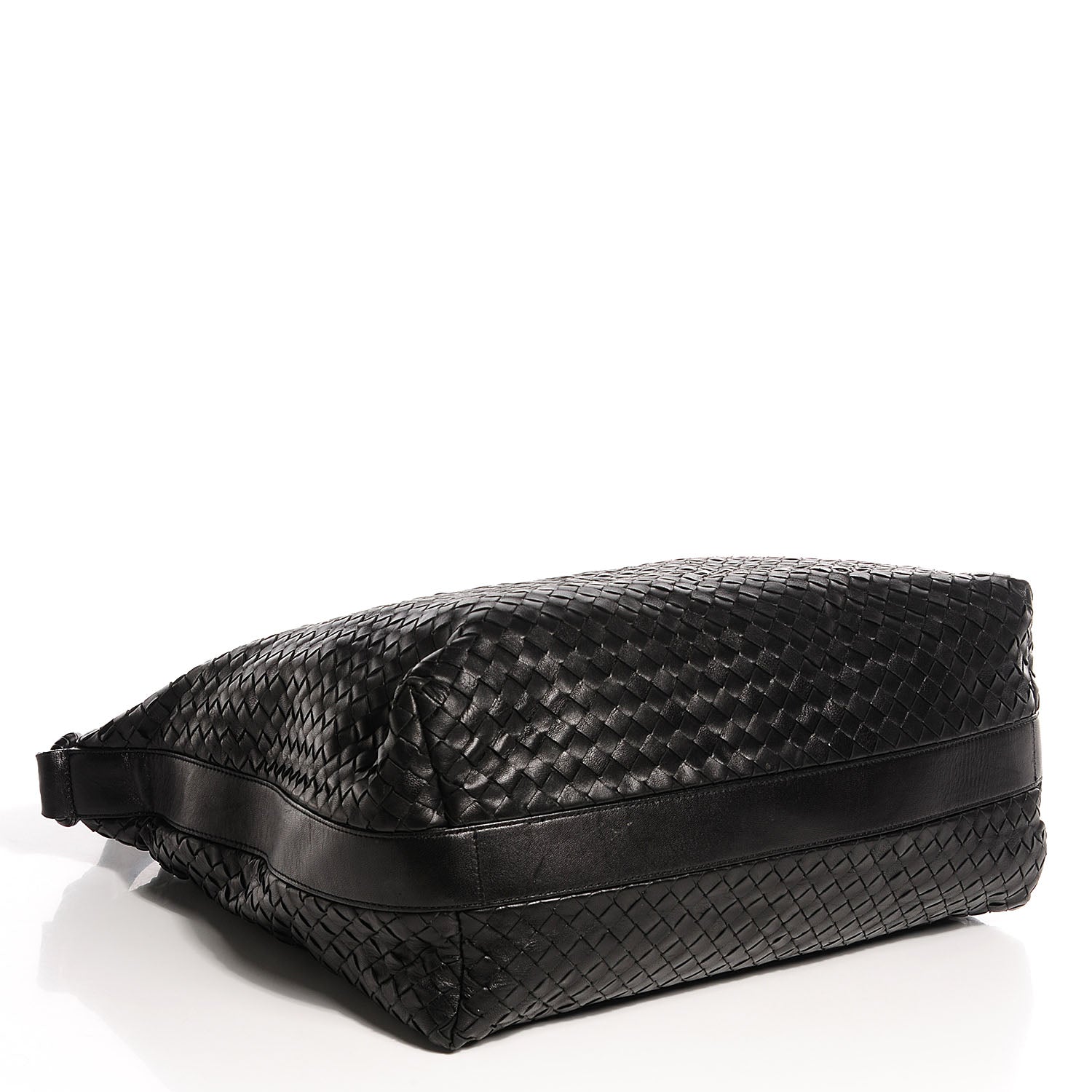 Bottega Veneta Nappa Intrecciato Shoulder Bag Nero Black 4 of 8