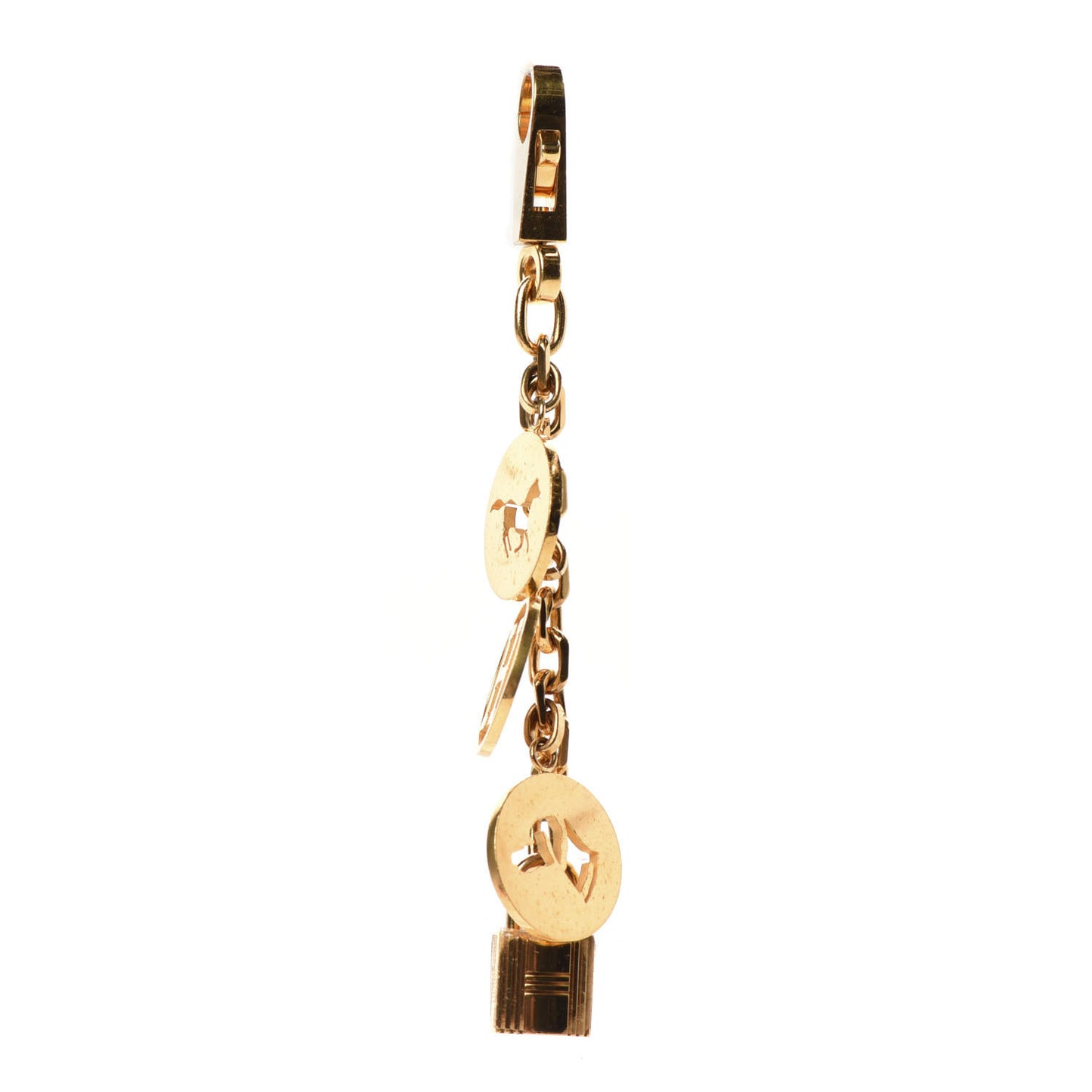 Breloque Bag Charm Gold